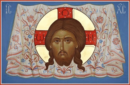 500x325 Christ Mandylion, Large Icon