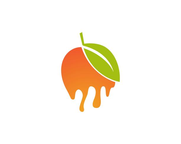 613x490 Mango In Flat Style Mango Logo Mango Icon Vector Image