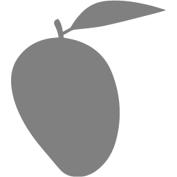 256x256 Gray Mango Icon
