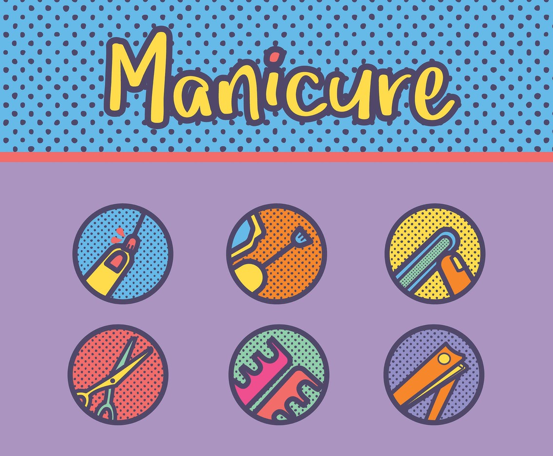 1136x936 Manicure Icon Vector Vector Art Graphics