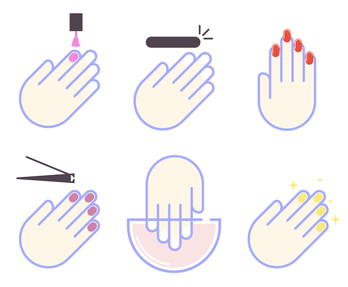1136x936 Manicure Icon Vector Vector Art Graphics