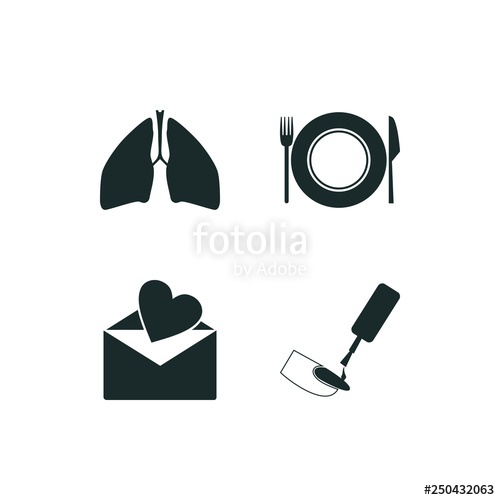 500x500 Hand Icon Set Manicure Icon And Restaurant Icon Vector Icons