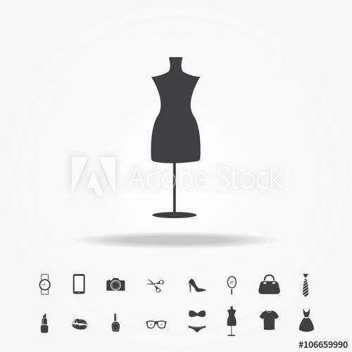 500x500 Woman Mannequn Fashion Set
