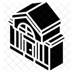 Mansion Icon Of Glyph Style 256x256 Mansion Icon Of Glyph Style