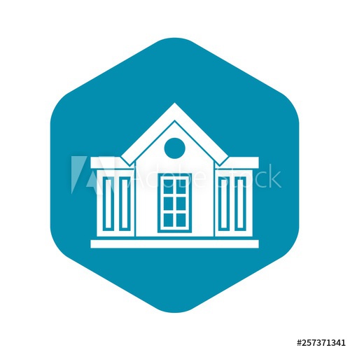 Mansion Icon In Simple Style Isolated On White Background 500x500 Mansion Icon In Simple Style Isolated On White Background