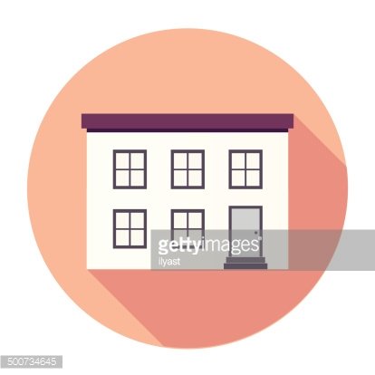 Flat Mansion Icon Premium Clipart 414x414 Flat Mansion Icon Premium Clipart