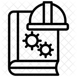 256x256 Construction Manual Icon Of Line Style