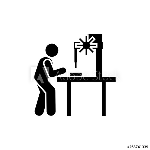 500x500 Manufacturing, Engine, Mechanism, Worker, Man Icon Element