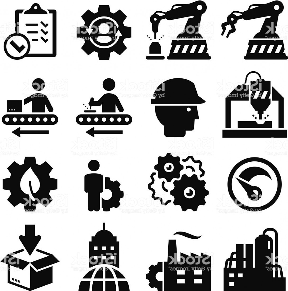 211 Manufacturing icon images at Vectorified.com