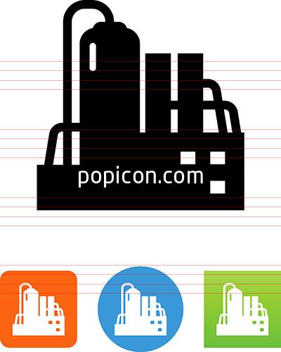 400x501 Industrial And Manufacturing Icons Tagged Buildings