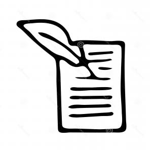 300x300 Scroll Manuscript Exclusive Logo Sign Vector Flat Icon Image Is