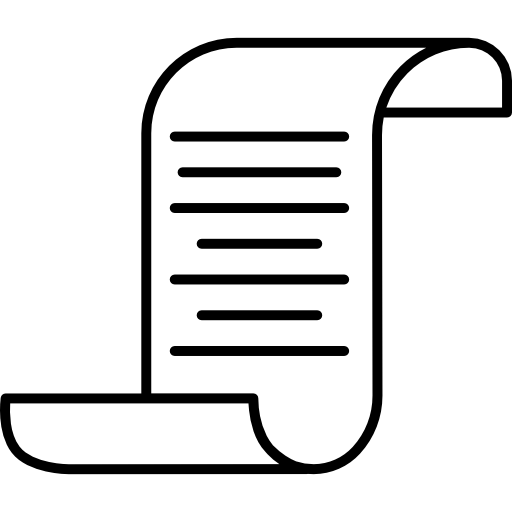 512x512 Scroll With Text Icons Free Download