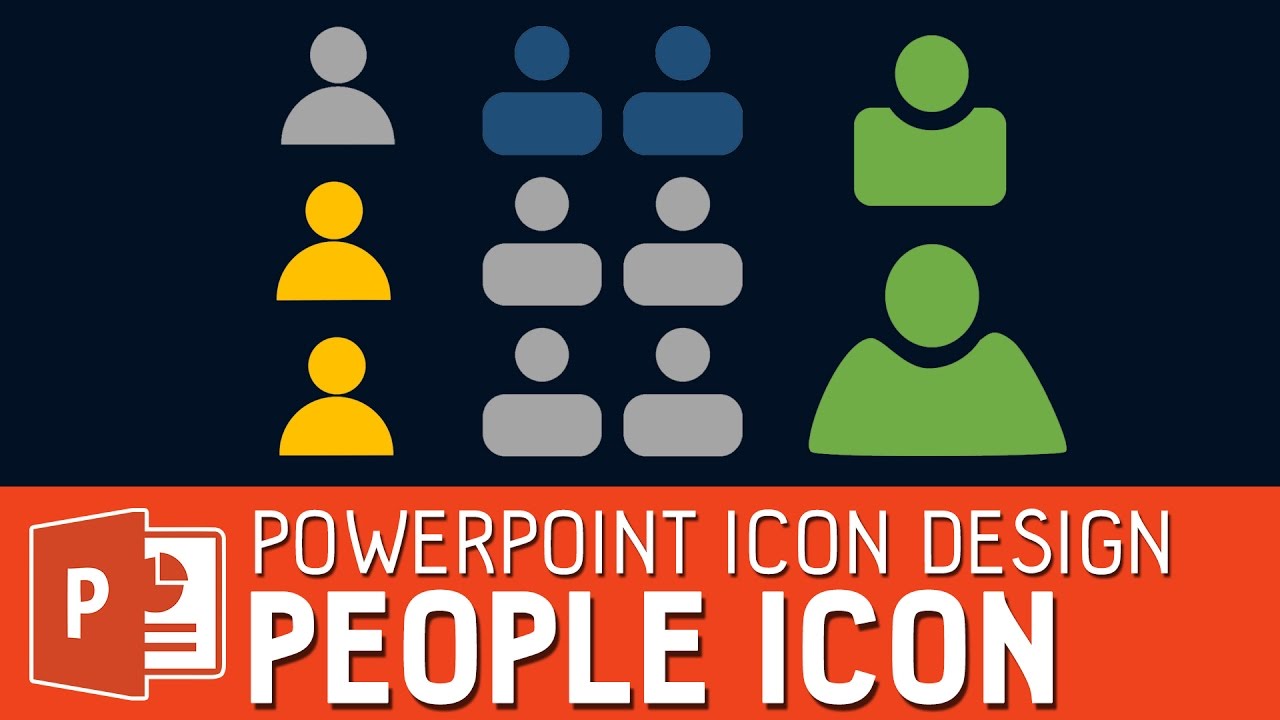 1280x720 Design A People Icon In Powerpoint