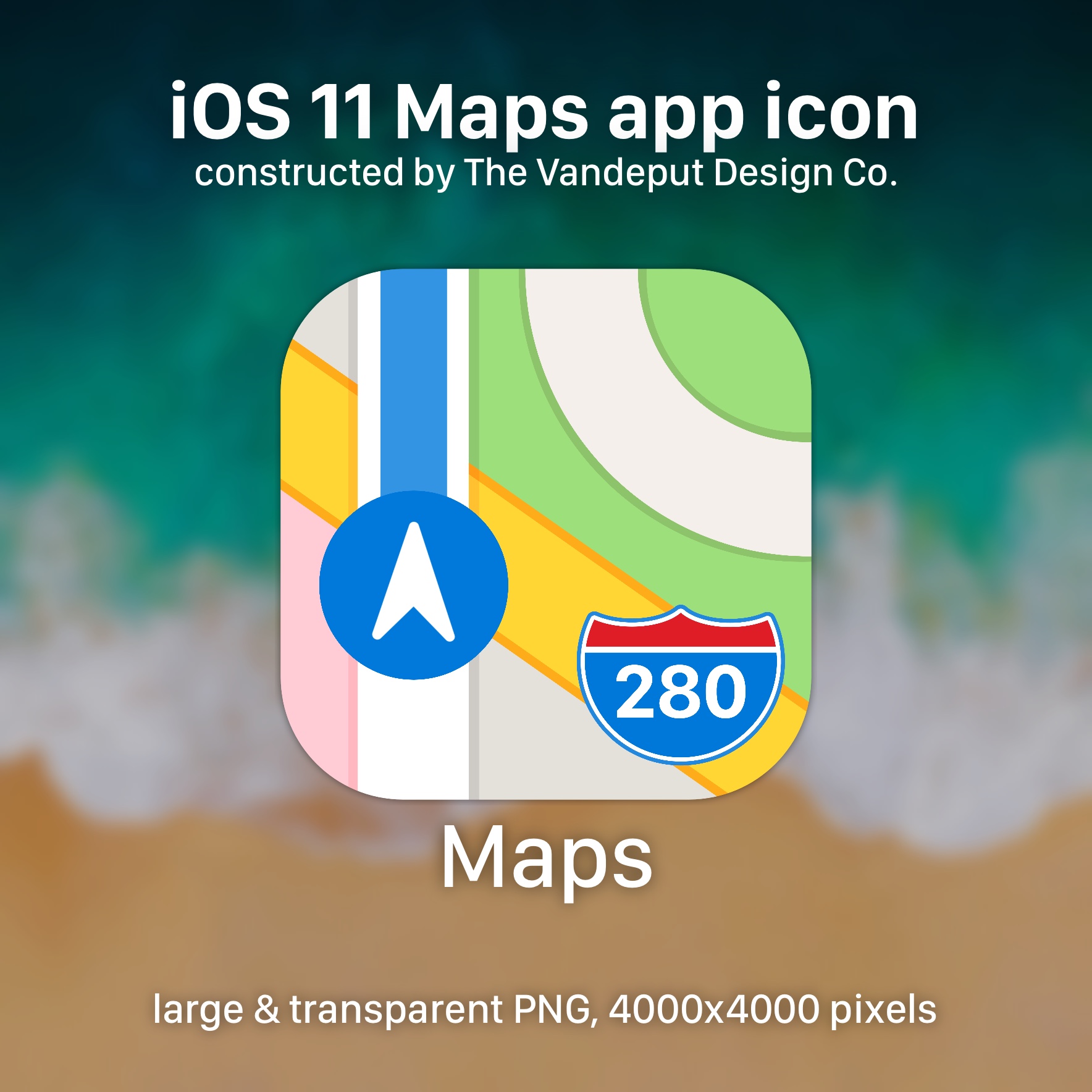 Ios Maps App Icon 1768x1768 Ios Maps App Icon