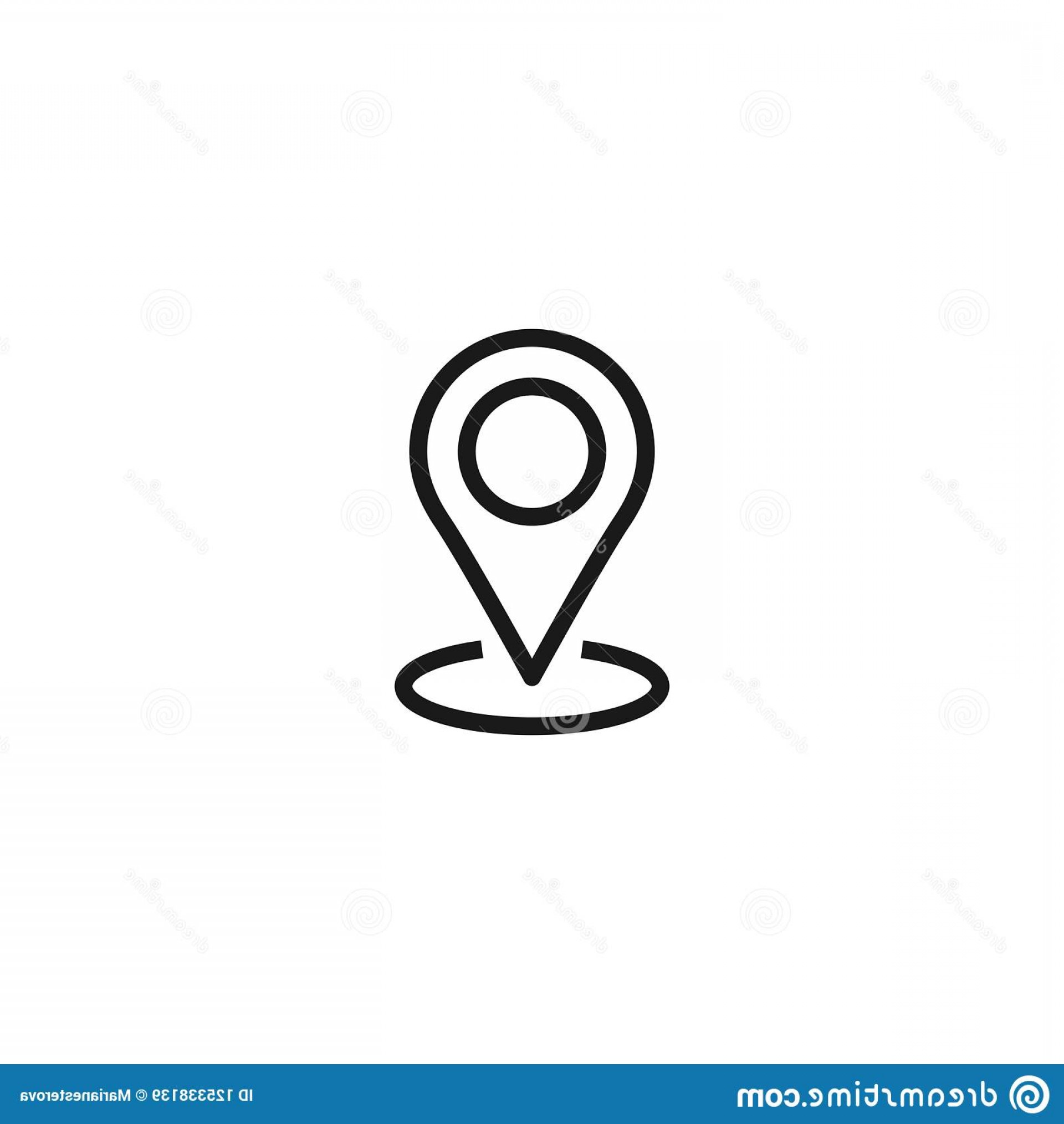 1920x2028 Outline Location Icon Gps Pointer Map Pin Navigator Guide Vector