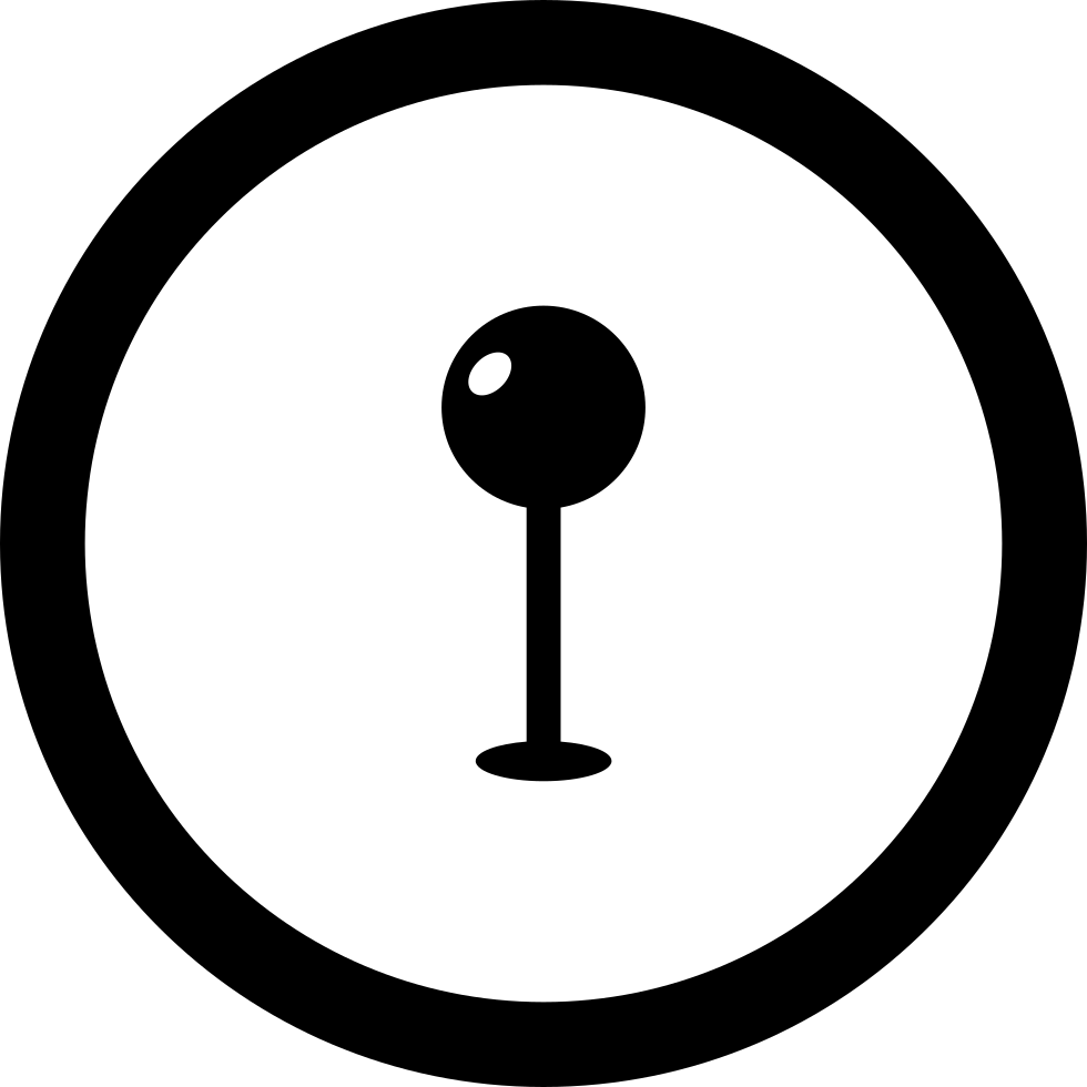 980x980 Pin Of Map In Circular Button Png Icon Free Download
