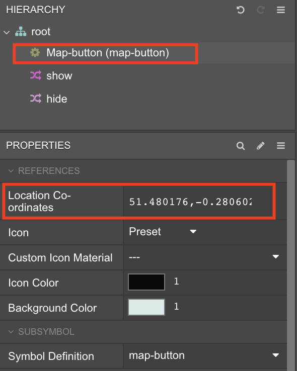 590x738 Studio Map Button