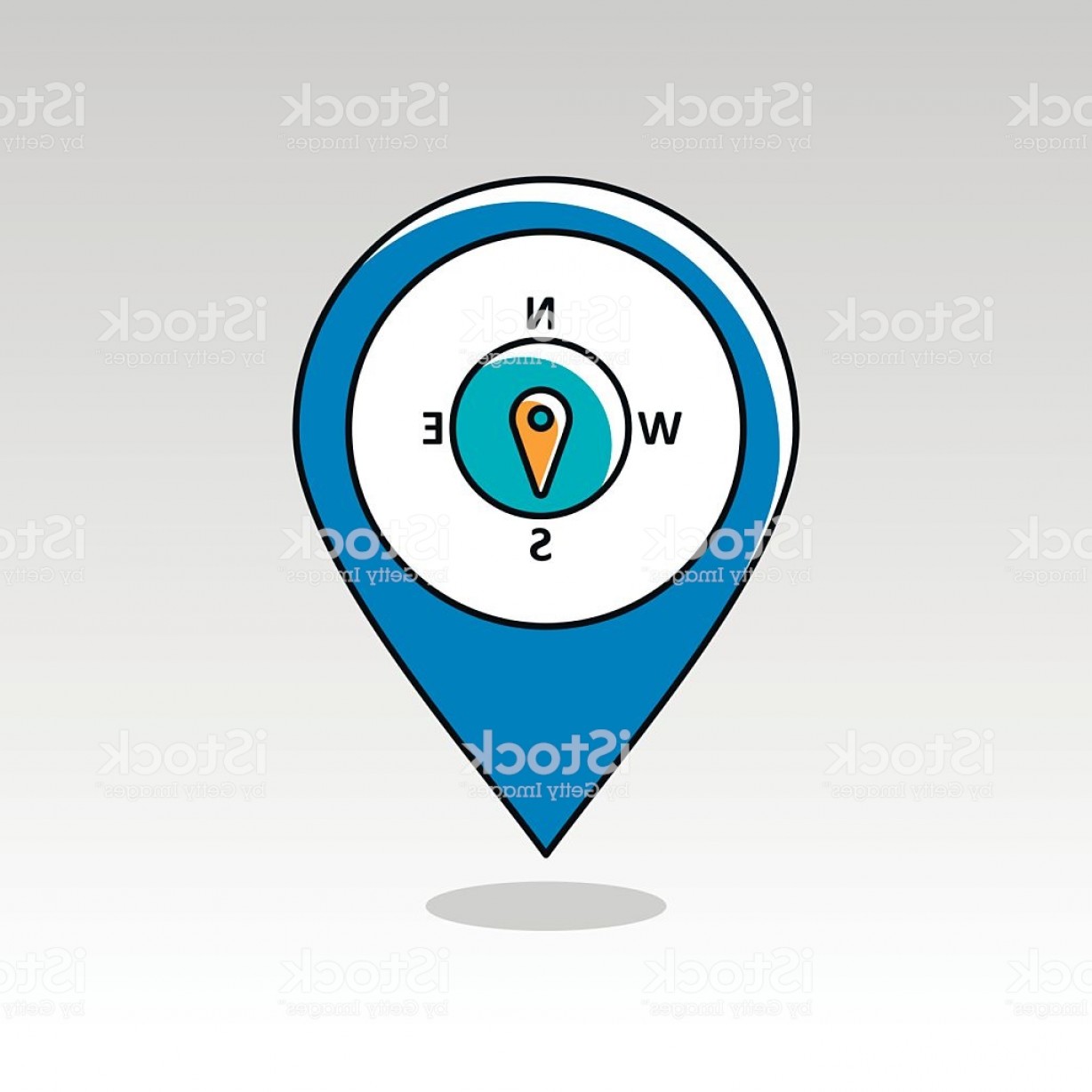 1228x1228 Compass Wind Rose Pin Map Icon Weather Gm Soidergi