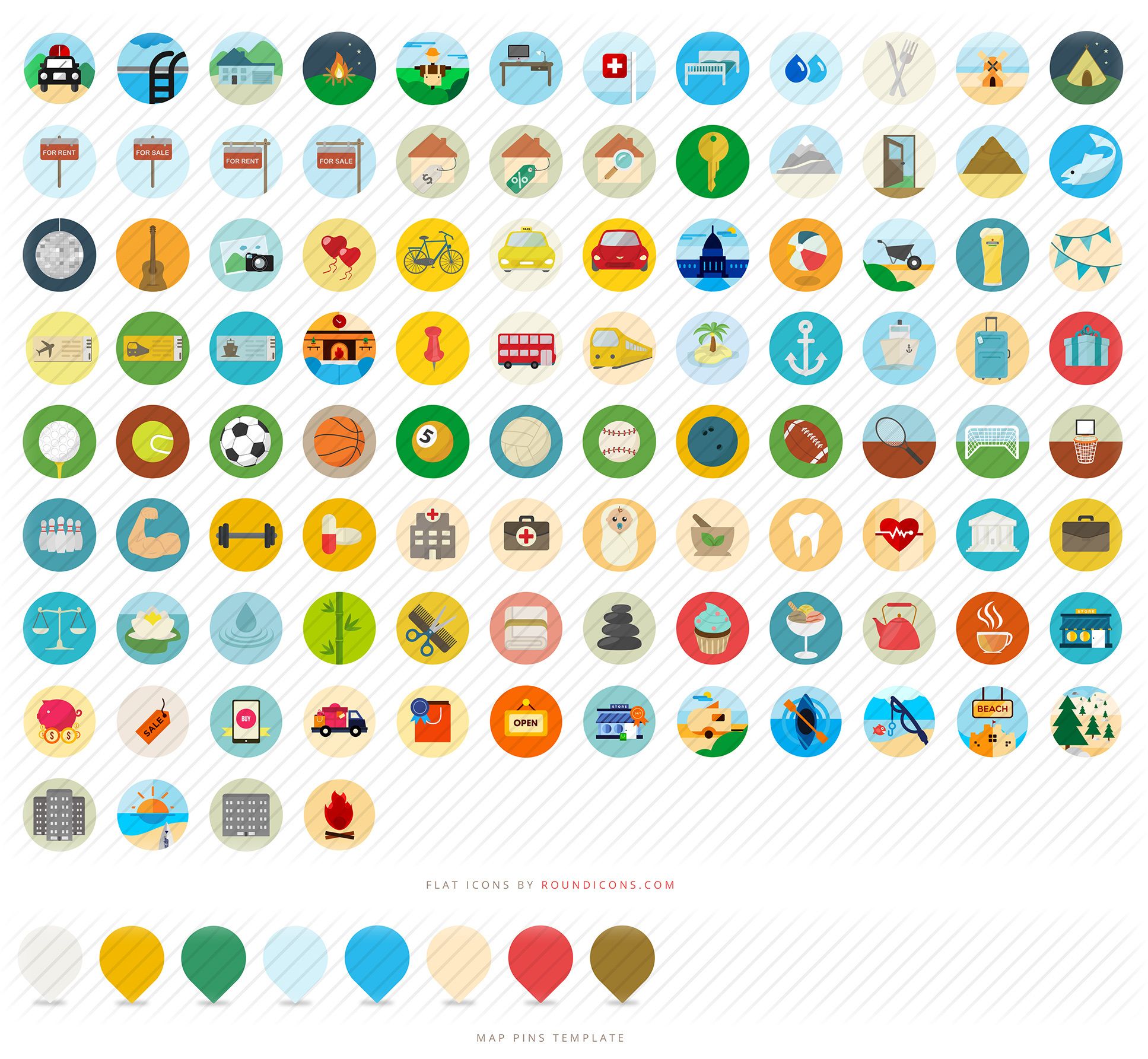 1935x1785 Isometric Map Icons Graphic Isometric Map, Map Creator, Map Vector