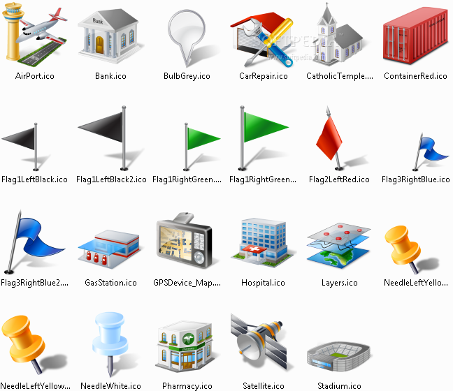 648x560 Download Icons Land Vista Style Gis Gps Map Icon Set