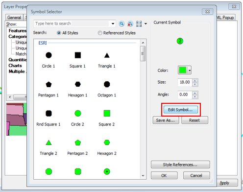 496x392 Including Labels In Map Legend And Point Symbology Of Arcgis