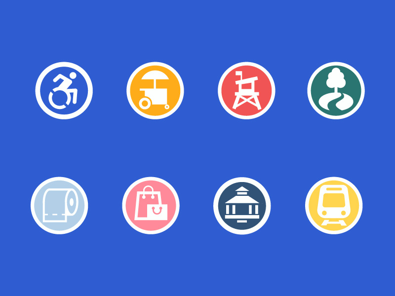 800x600 Map Key Icons