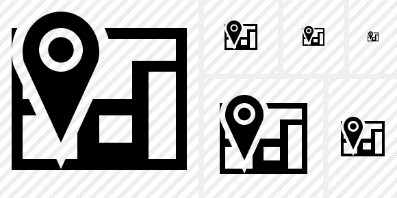580x290 Map Location Icon Symbol Black Professional Stock Icon And Free