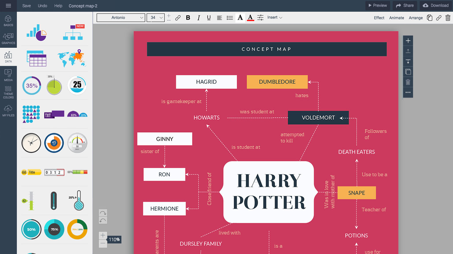 1580x886 Free Concept Map Maker Concept Map Generator Visme