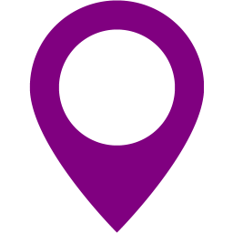 256x256 Purple Map Marker Icon
