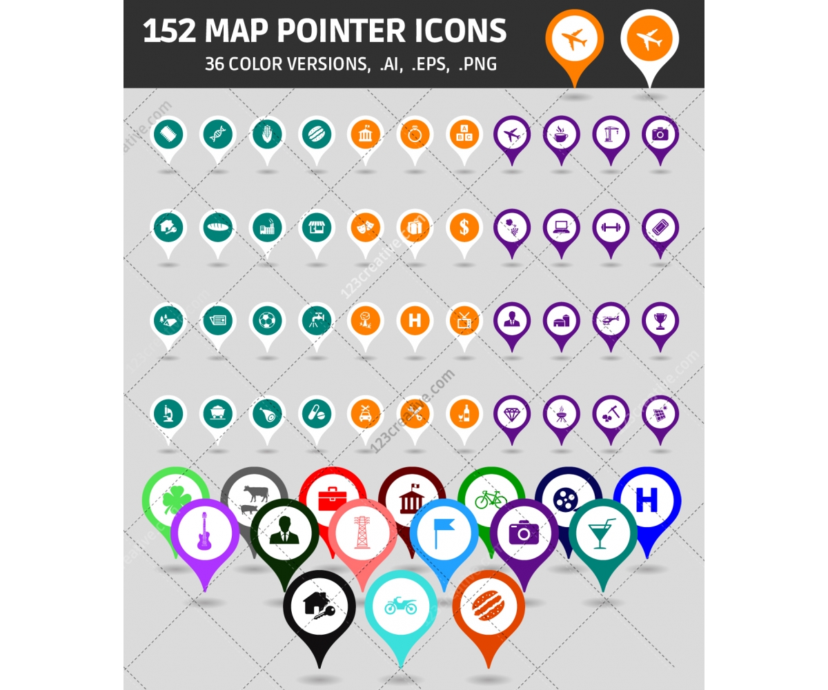 Free Map Marker Icon At Vectorifiedcom | Collection Of Free Map Marker