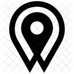 256x256 Map Navigation Icon Of Glyph Style