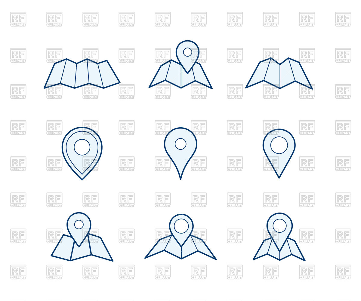 1200x1000 Navigation Icon Set