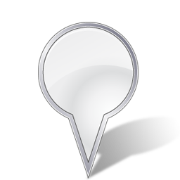 256x256 Pinpoint Bulb Grey Icon