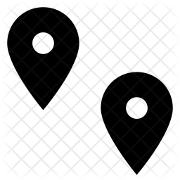 256x256 Pinpoint Icon Of Glyph Style