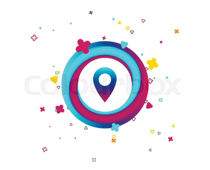 800x648 Map Pointer Icon Gps Location Symbol Stock Vector Colourbox