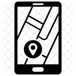 256x256 Live Street View Icon Of Glyph Style