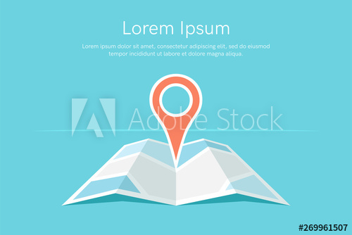 500x334 Gps Pin On The Map Isolated Travel Background City Map