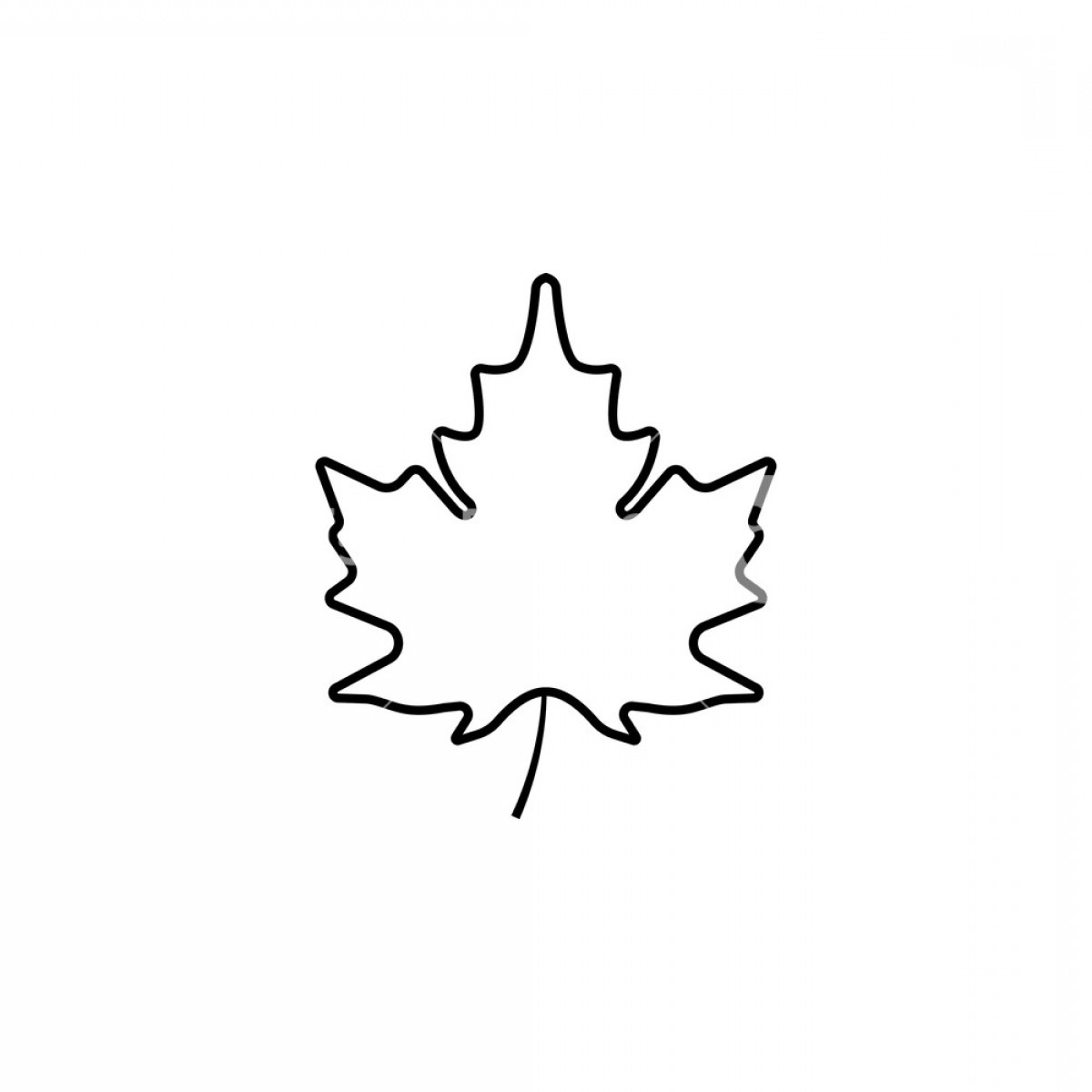 1200x1200 Maple Leaf Icon Vector Illustration Hxxiubdzjec Hoodamathrun