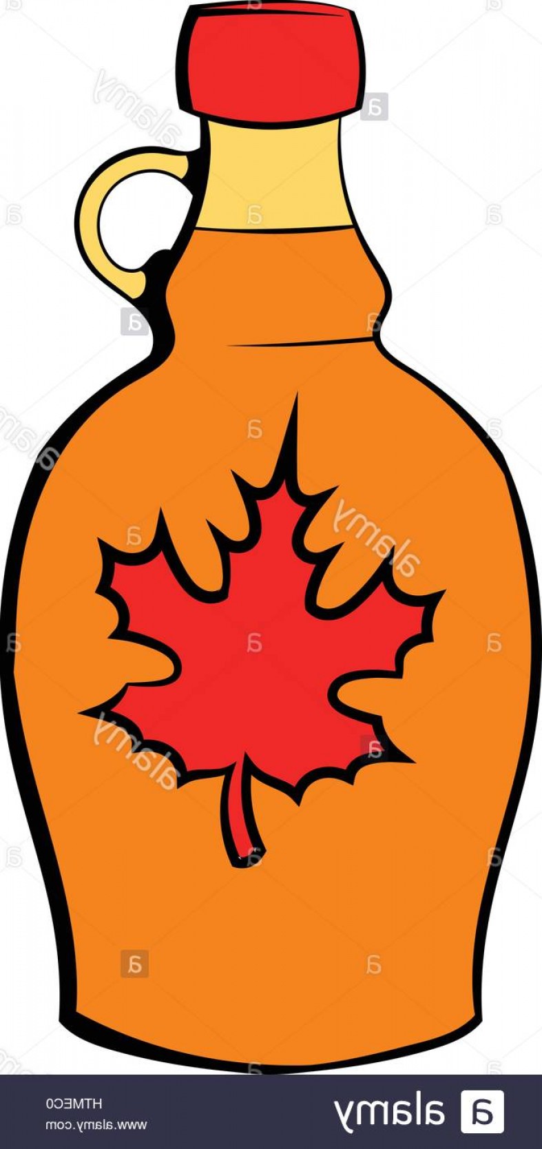 787x1668 Stock Photo Bottle Of Maple Syrup Icon Cartoon Hoodamathrun