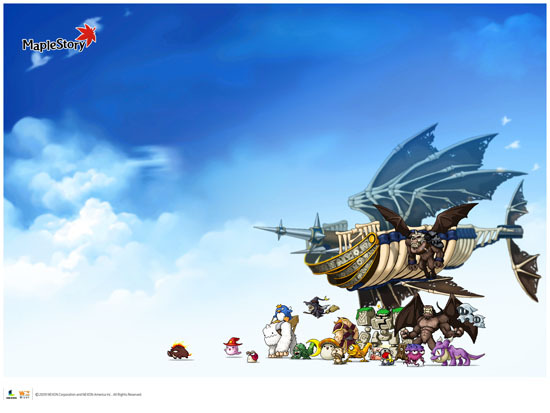 550x413 Maplestory Windows Theme