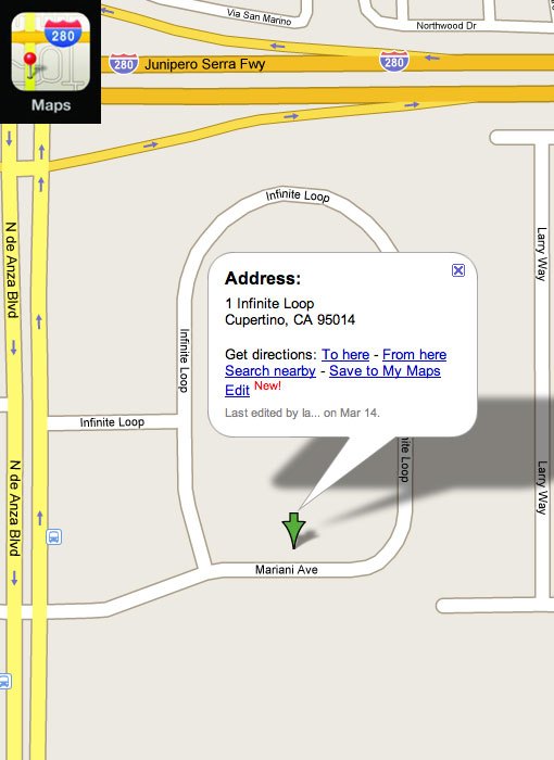 510x700 Things That Make You Go Duh! The Iphone's Maps Icon