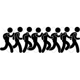 256x256 Marathon Icon Of Glyph Style