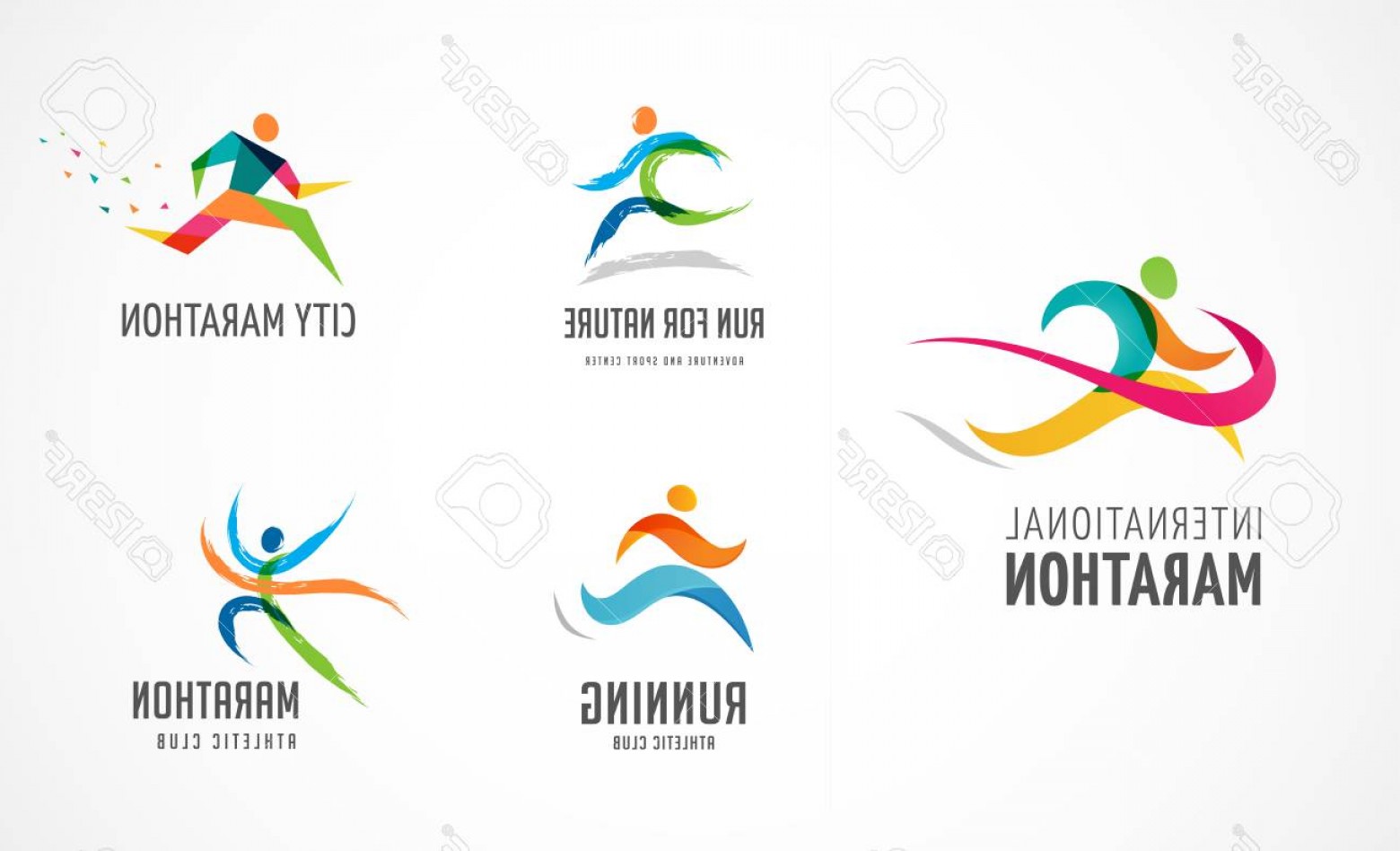 1560x948 Photostock Vector Run Icon Symbol Running Marathon Poster And Logo
