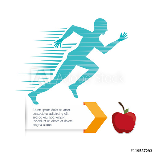 500x500 Runner Athlete Man Male Apple Running Training Fitness Healthy