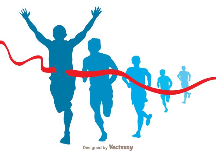 700x490 Marathon Runner Vector