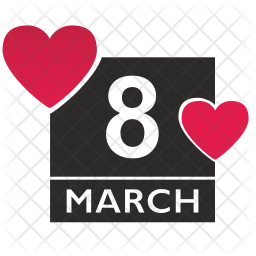 256x256 March Icon Of Glyph Style