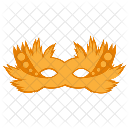 256x256 Mardi Gras Icon Of Flat Style