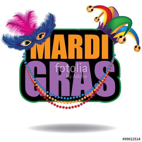500x500 Mardi Gras Icon Design Element Vector Stock Image