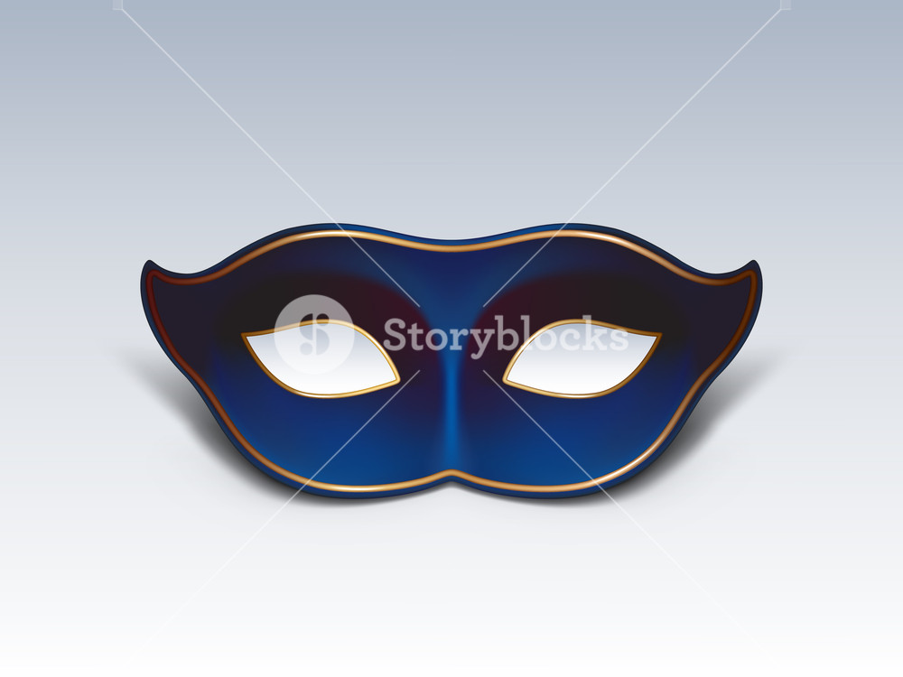 1000x750 Colombina Face Mask Realistic Vector Icon Traditional Venetian