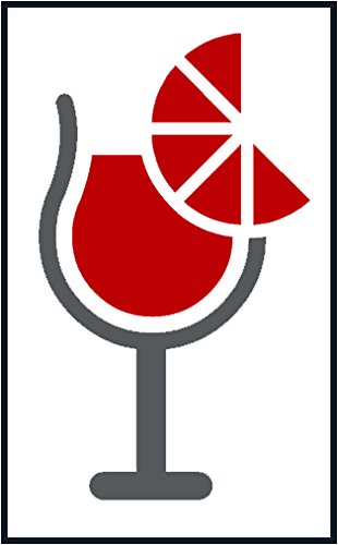 310x500 Simple Dining Foodie Cartoon Icon Vinyl Decal Sticker